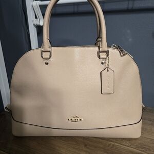 Coach Tan Leather Satchel
